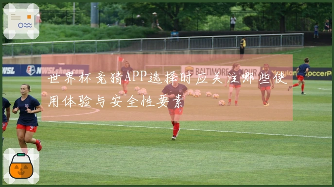 世界杯竞猜APP选择时应关注哪些使用体验与安全性要素