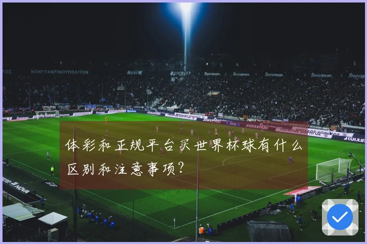 体彩和正规平台买世界杯球有什么区别和注意事项？